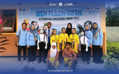 SDN Sukokerto 01 Meraih Juara 3 pada Lomba Seni Tari FLS2SN di Kecamatan Sukowono Kabupaten Jember